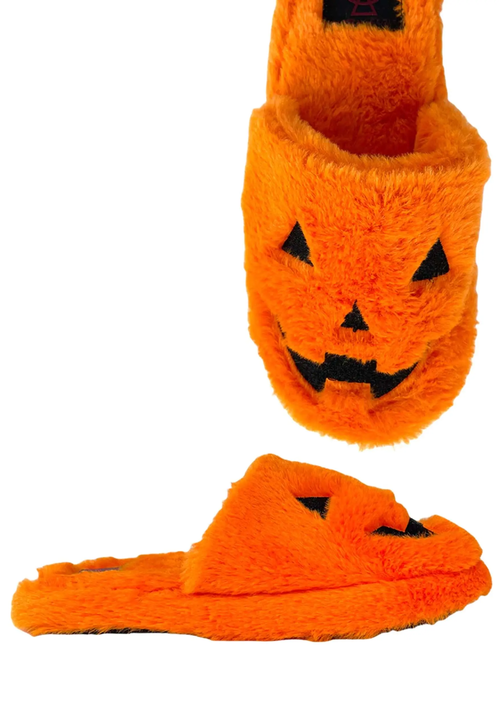 Strange Cvlt Furry Jack O' Lantern Orange Slipper 1 Strange Cvlt Furry Jack O' Lantern Orange Slipper