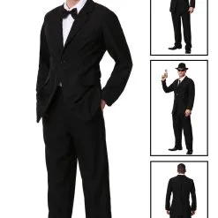 Fun Costumes Plus Size Black Suit Costume