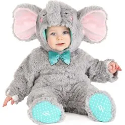 M&R TOY CO., LTD Posh Peanut Ollie Elephant Costume For Infants 7 M&R TOY CO., LTD Posh Peanut Ollie Elephant Costume For Infants -wizard of oz costume shop posh peanut infant ollie elephant costume alt 3