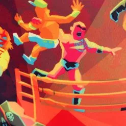 BigWan Apparel Co. WWE Radical Rumble Adult Ugly Sweatshirt -wizard of oz costume shop radical rumble wwe sweater alt 4