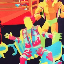 BigWan Apparel Co. WWE Radical Rumble Adult Ugly Sweatshirt -wizard of oz costume shop radical rumble wwe sweater alt 6