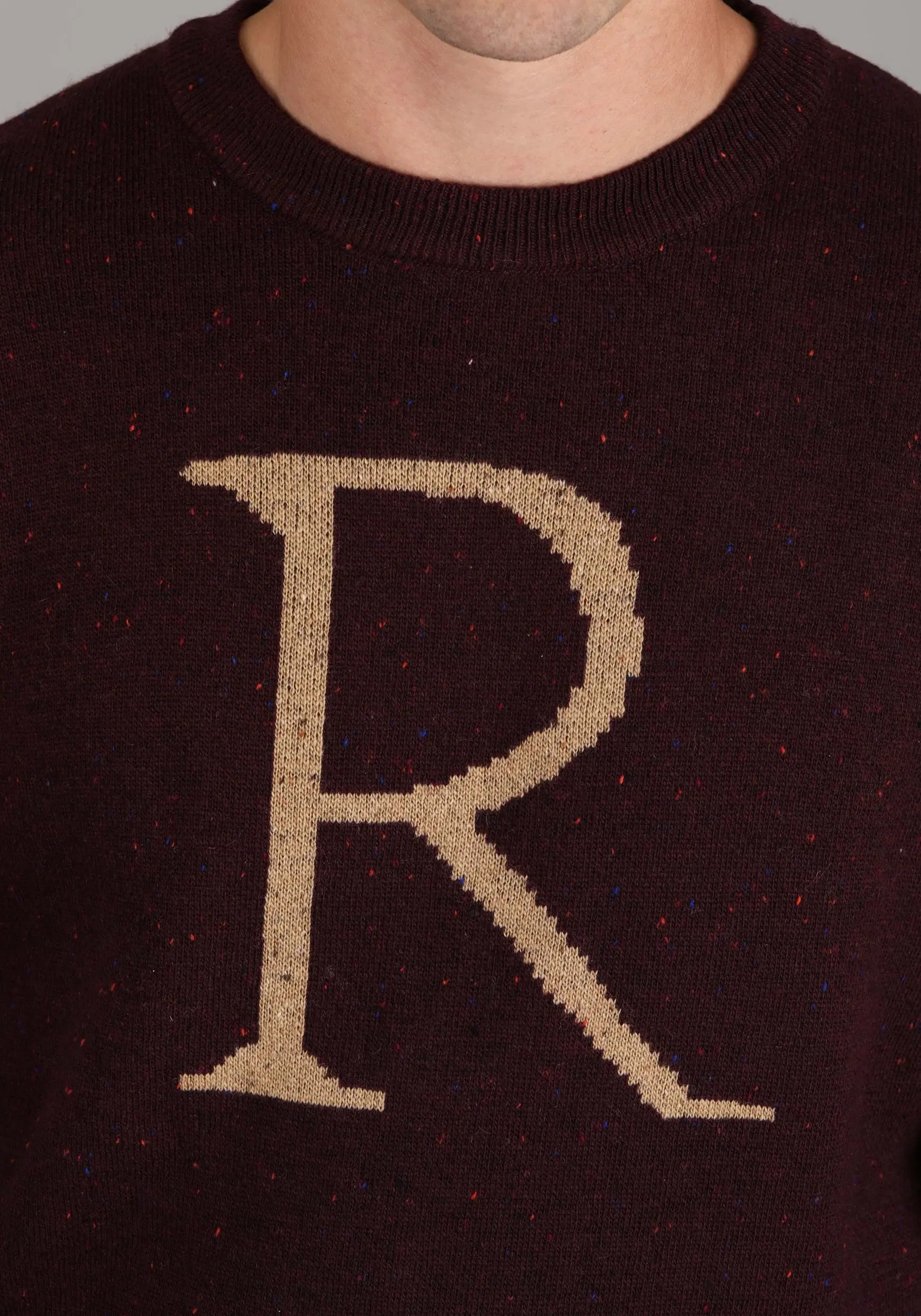 BigWan Apparel Co. Adult Ron Weasley "R" Christmas Sweater 3 BigWan Apparel Co. Adult Ron Weasley "R" Christmas Sweater - Image 3