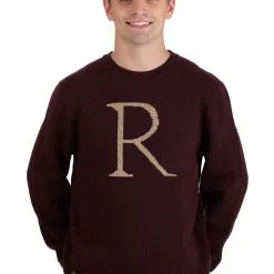 BigWan Apparel Co. Adult Ron Weasley "R" Christmas Sweater 12 BigWan Apparel Co. Adult Ron Weasley "R" Christmas Sweater -wizard of oz costume shop ron weasley r christmas sweater alt 4
