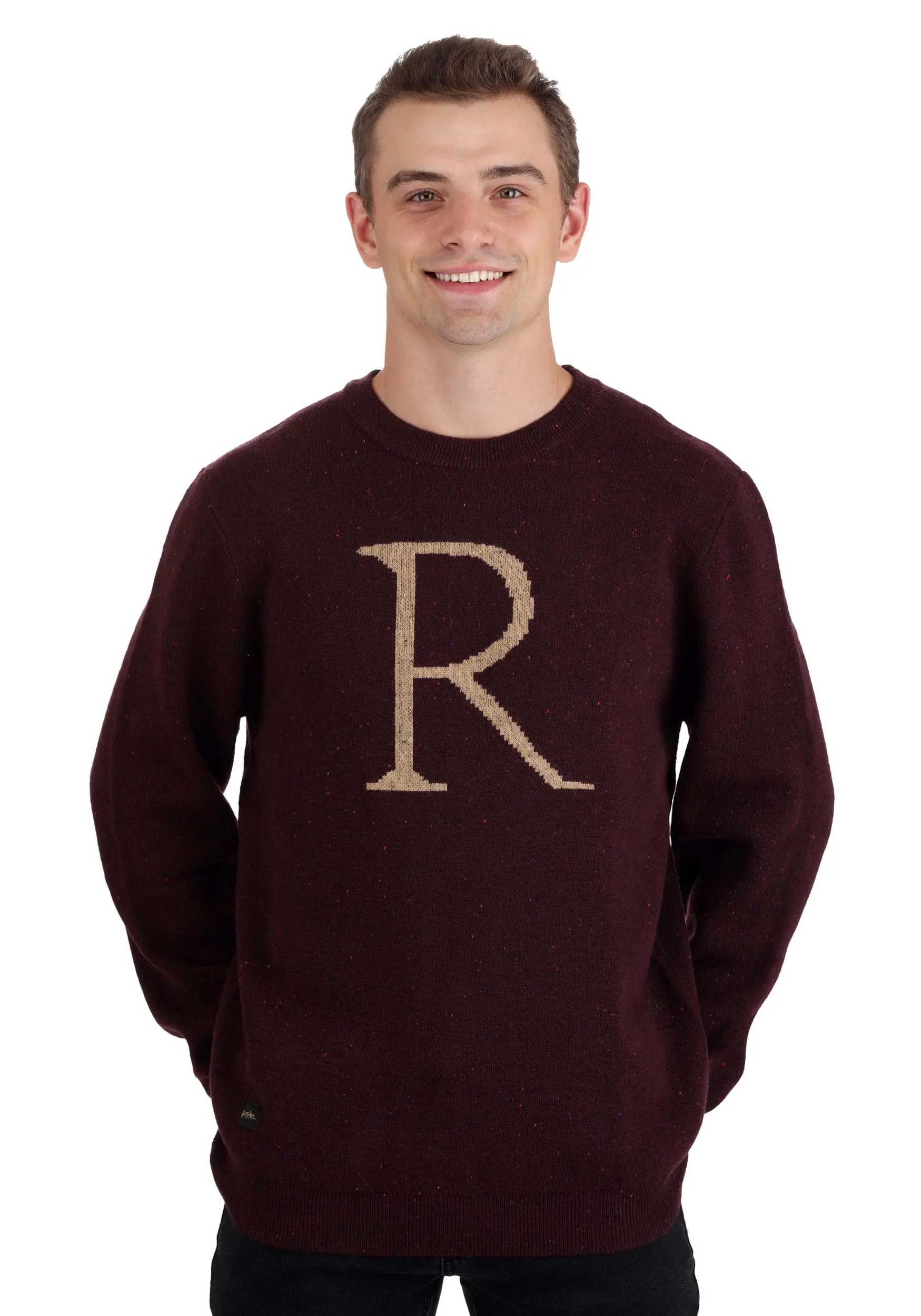 BigWan Apparel Co. Adult Ron Weasley "R" Christmas Sweater 6 BigWan Apparel Co. Adult Ron Weasley "R" Christmas Sweater - Image 6