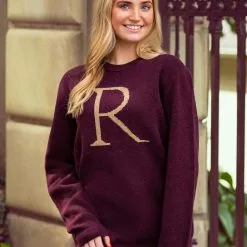 BigWan Apparel Co. Adult Ron Weasley "R" Christmas Sweater