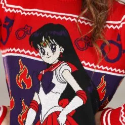 BigWan Apparel Co. Sailor Mars Ugly Sweater For Adults -wizard of oz costume shop sailor mars ugly sweater alt 4