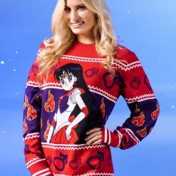 BigWan Apparel Co. Sailor Mars Ugly Sweater For Adults