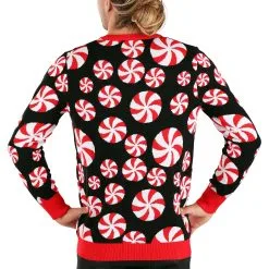 BigWan Apparel Co. Ugly Santa Candy Cane Christmas Sweater -wizard of oz costume shop santa candy cane ugly christmas sweater 2