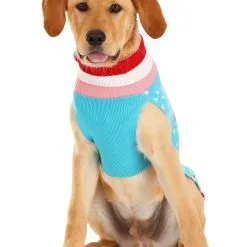 BigWan Apparel Co. Santa Vs Shark Holiday Sweater For Dogs -wizard of oz costume shop santa vs shark dog sweater alt 4