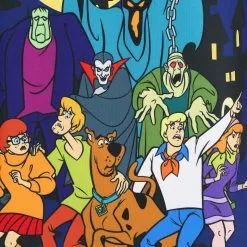 BigWan Apparel Co. Scooby-Doo Glow-in-the-Dark Halloween Sweatshirt For Adults -wizard of oz costume shop scooby doo ugly sweater alt 3