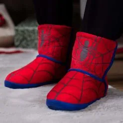 Ground Up Spider-Man Boot Adult Slippers