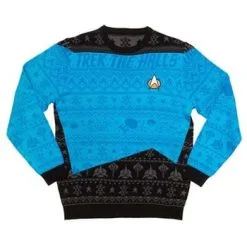 Rubber Road Ltd Star Trek Blue Christmas Sweater Accessory 27 Rubber Road Ltd Star Trek Blue Christmas Sweater Accessory -wizard of oz costume shop star trek blue christmas sweater alt 13