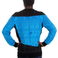 Rubber Road Ltd Star Trek Blue Christmas Sweater Accessory 16 Rubber Road Ltd Star Trek Blue Christmas Sweater Accessory -wizard of oz costume shop star trek blue christmas sweater alt 2