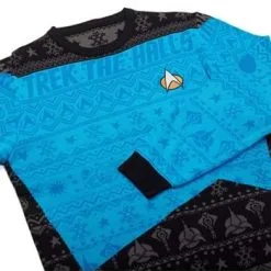 Rubber Road Ltd Star Trek Blue Christmas Sweater Accessory 23 Rubber Road Ltd Star Trek Blue Christmas Sweater Accessory -wizard of oz costume shop star trek blue christmas sweater alt 9
