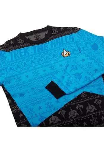 Rubber Road Ltd Star Trek Blue Christmas Sweater Accessory 10 Rubber Road Ltd Star Trek Blue Christmas Sweater Accessory - Image 10