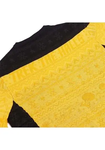 Rubber Road Ltd Yellow Star Trek Christmas Sweater 11 Rubber Road Ltd Yellow Star Trek Christmas Sweater - Image 11