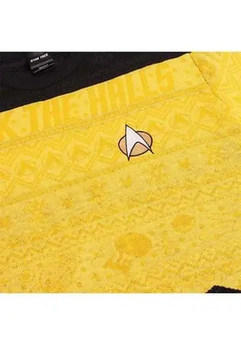 Rubber Road Ltd Yellow Star Trek Christmas Sweater 13 Rubber Road Ltd Yellow Star Trek Christmas Sweater - Image 13