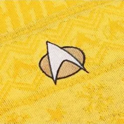 Rubber Road Ltd Yellow Star Trek Christmas Sweater 28 Rubber Road Ltd Yellow Star Trek Christmas Sweater -wizard of oz costume shop star trek yellow christmas sweater alt 13