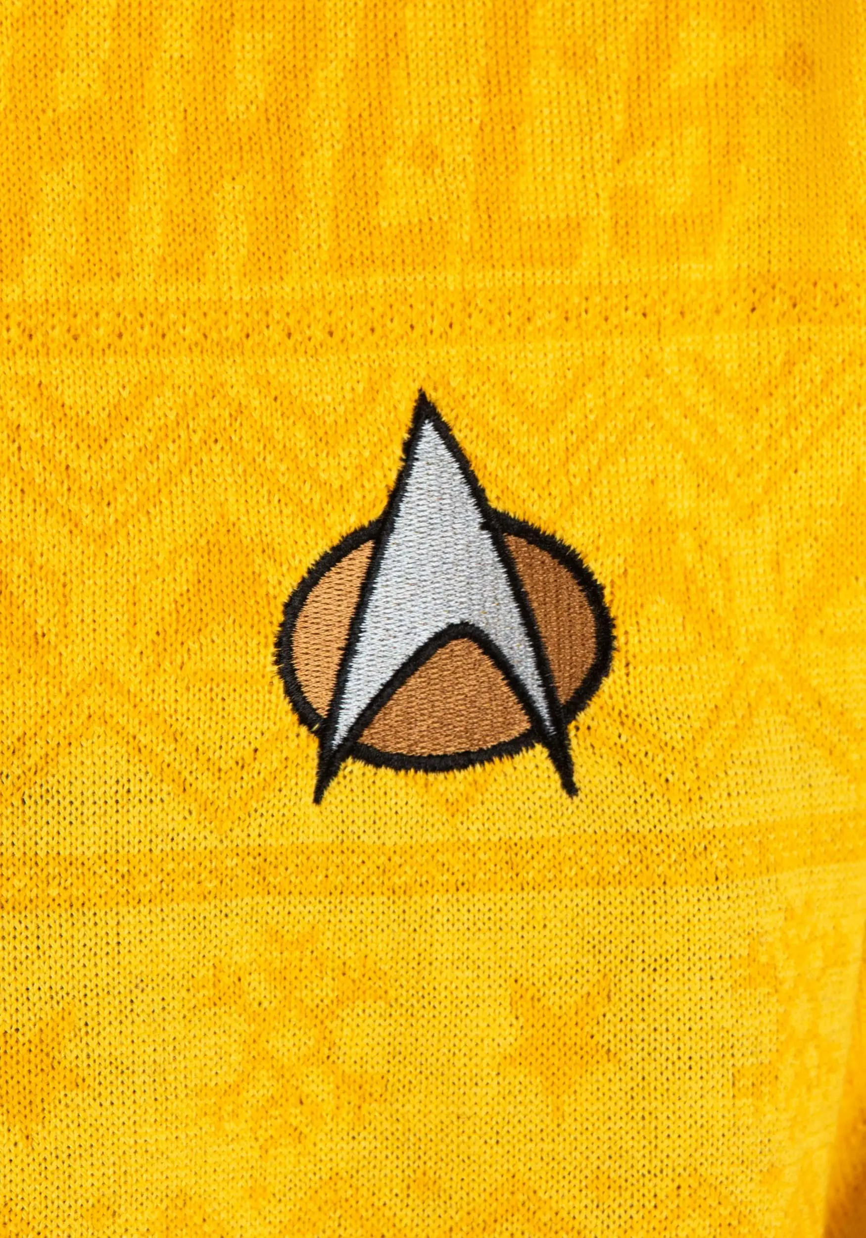 Rubber Road Ltd Yellow Star Trek Christmas Sweater 4 Rubber Road Ltd Yellow Star Trek Christmas Sweater - Image 4
