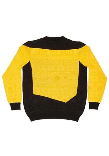 Rubber Road Ltd Yellow Star Trek Christmas Sweater 9 Rubber Road Ltd Yellow Star Trek Christmas Sweater - Image 9