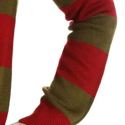 Shenzen Amilla Striped Nightmare On Elm Street Freddy Sweater For Adults -wizard of oz costume shop striped nightmare on elm street freddy adult sweater alt10