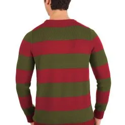 Shenzen Amilla Striped Nightmare On Elm Street Freddy Sweater For Adults -wizard of oz costume shop striped nightmare on elm street freddy adult sweater alt6