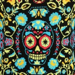 BigWan Apparel Co. Sugar Skull Halloween Adult Sweater 17 BigWan Apparel Co. Sugar Skull Halloween Adult Sweater -wizard of oz costume shop sugar skull halloween sweater alt8