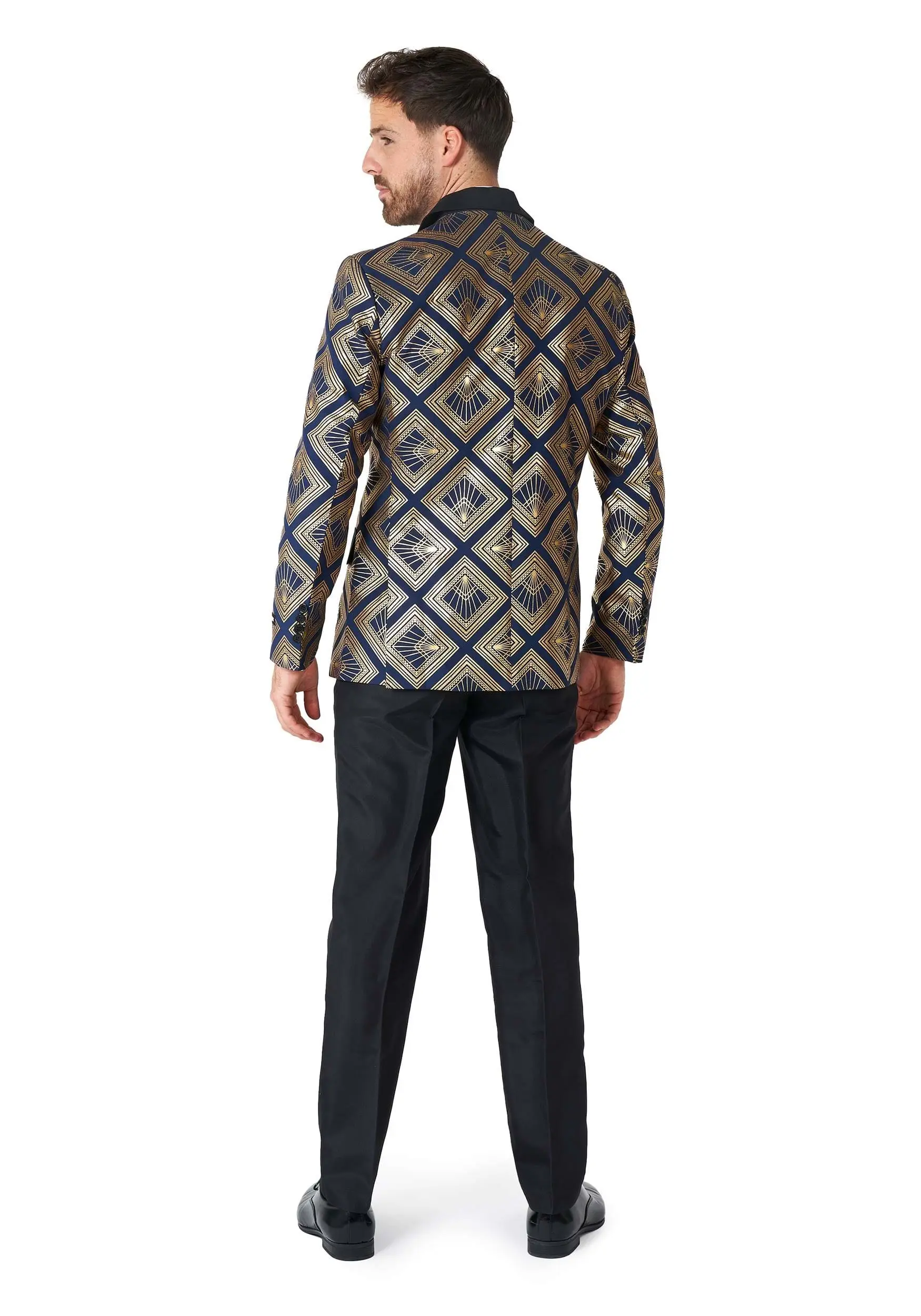 Opposuits Suitmeister Art Deco Deep Navy Suit 2 Opposuits Suitmeister Art Deco Deep Navy Suit - Image 2