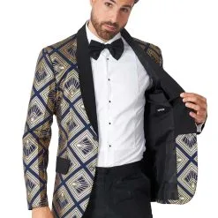 Opposuits Suitmeister Art Deco Deep Navy Suit 9 Opposuits Suitmeister Art Deco Deep Navy Suit -wizard of oz costume shop suitmeister art deco deep navy alt 5