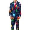 Opposuits Boys Confetti Balloons Navy Suitmeister Suit