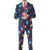 Opposuits Suitmeister Confetti & Balloons Navy Suit