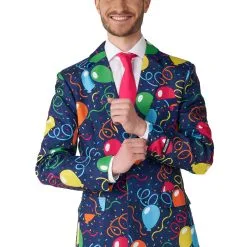 Opposuits Suitmeister Confetti & Balloons Navy Suit -wizard of oz costume shop suitmeister confetti balloons navy suit alt 4