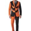 Opposuits Jack-O-Pinstripe Black For Adults