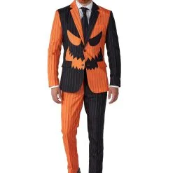 Opposuits Jack-O-Pinstripe Black For Adults