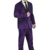 Opposuits Purple Faux Fur Pimp Suit Suitmeister