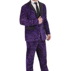 Opposuits Purple Faux Fur Pimp Suit Suitmeister