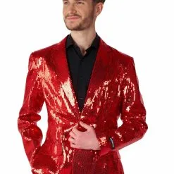 Opposuits Suitmeister Sequins Red Blazer For Men -wizard of oz costume shop suitmeister sequins red mens blazer alt 4