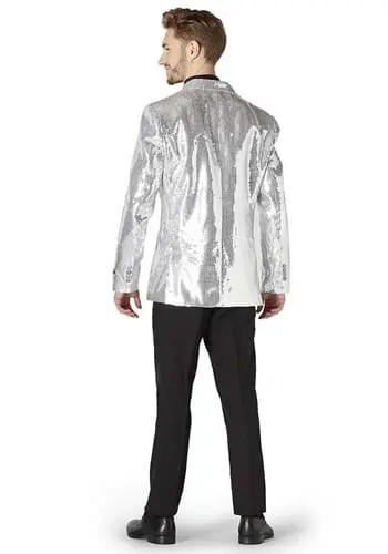 Opposuits Silver Sequins Blazer From Suitmeister 2 Opposuits Silver Sequins Blazer From Suitmeister - Image 2