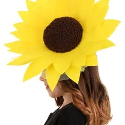Elope Sunflower Headband Costume Accessory -wizard of oz costume shop sunflower headdress alt 2