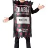 Morris Costumes Diablo Taco Bell Sauce Packet Adult Taco Bell Costume
