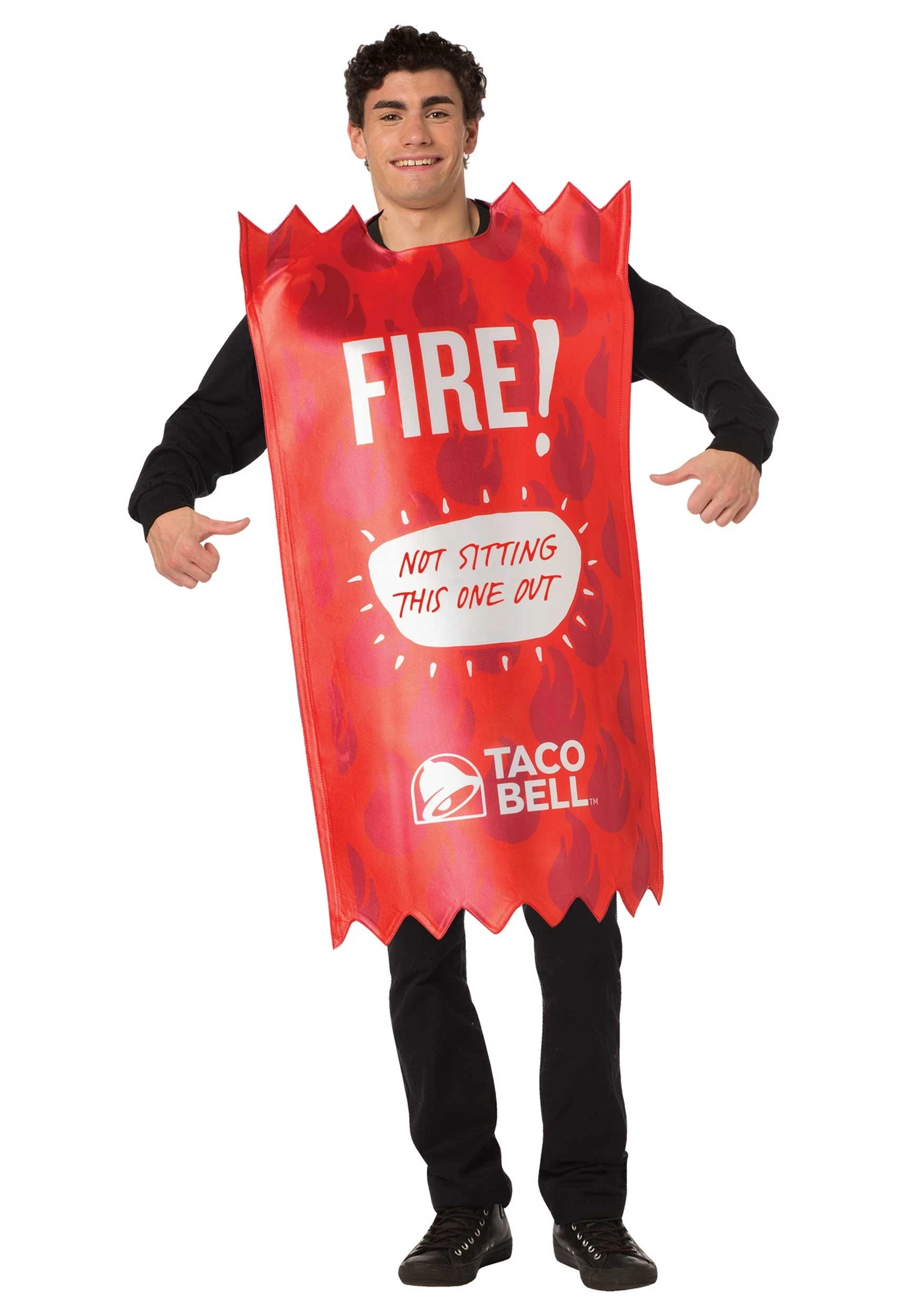 Morris Costumes Taco Bell Fire Adult Sauce Packet Taco Bell Costume 1 Morris Costumes Taco Bell Fire Adult Sauce Packet Taco Bell Costume