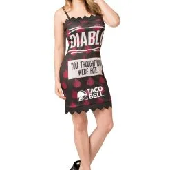 Morris Costumes Women's Taco Bell Diablo Taco Bell Sauce Packet Costume