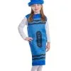 Dress Up America Toddlers Blue Crayon Costume