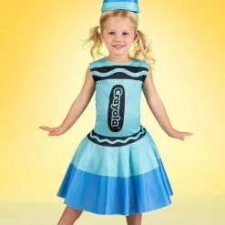 Suzhou Zhongsheng Imp & Exp Co., Ltd Blue Crayola Crayon Costume Dress For Toddlers