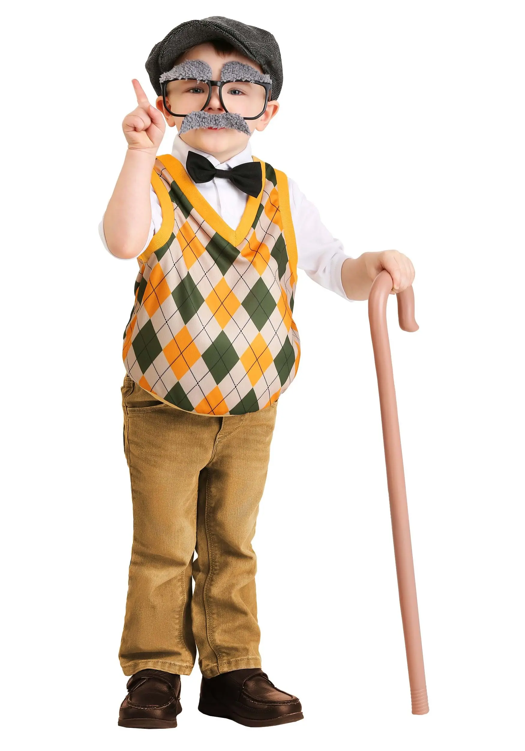 Fun Costumes Toddler Old Man Costume 4 Fun Costumes Toddler Old Man Costume - Image 4