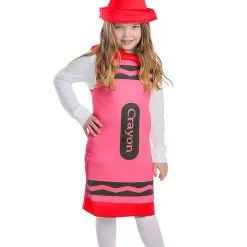 Dress Up America Toddlers Red Crayon Costume