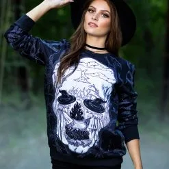 BigWan Apparel Co. Adult Toil And Trouble Halloween Sweatshirt