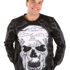 BigWan Apparel Co. Adult Toil And Trouble Halloween Sweatshirt -wizard of oz costume shop toil and trouble halloween sweater alt2