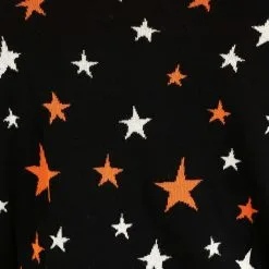 BigWan Apparel Co. Adult Vintage Halloween Cat Halloween Sweater -wizard of oz costume shop vintage halloween cat ugly halloween sweater alt 2