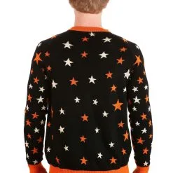 BigWan Apparel Co. Adult Vintage Halloween Cat Halloween Sweater -wizard of oz costume shop vintage halloween cat ugly halloween sweater alt 4